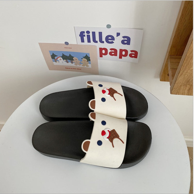 Waterproof Super Soft Slippers Biscuit Bear