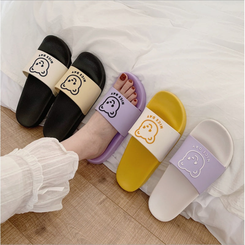 Waterproof Super Soft Slippers Baby Bear Yellow
