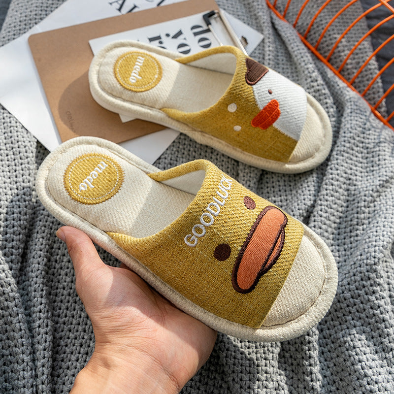 Four Seasons Open Slippers Duck