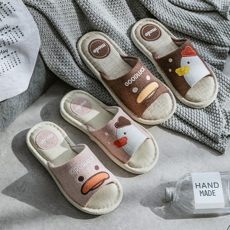 Four Seasons Open Slippers Duck