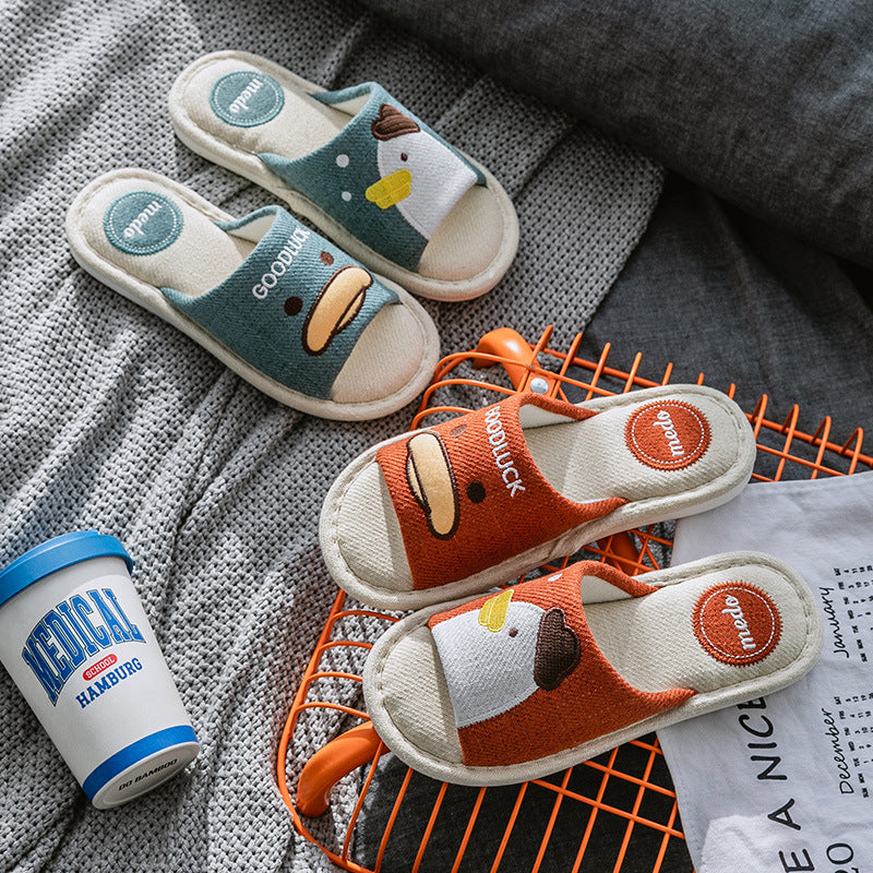 Four Seasons Open Slippers Duck