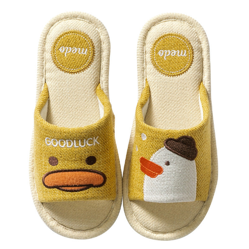 Four Seasons Open Slippers Duck