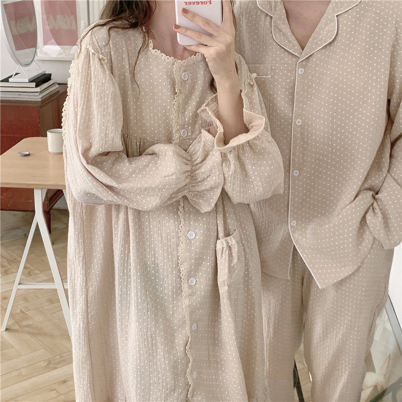Small Polka Dot Lace Can Be Worn Outside Home Clothes