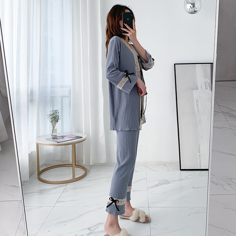 Suspender Three Piece Home Clothes