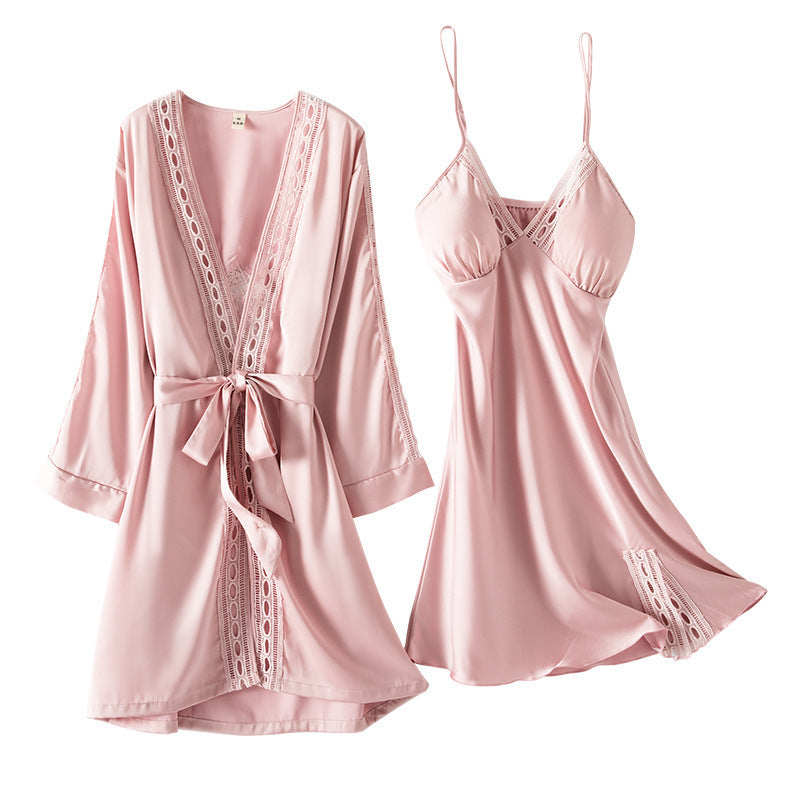 Two Piece Sexy Nightdress And Nightgown