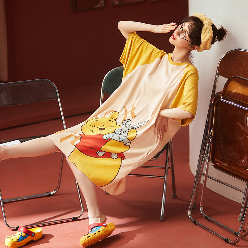 Winnie The Pooh And Rabbit Summer Nightdress