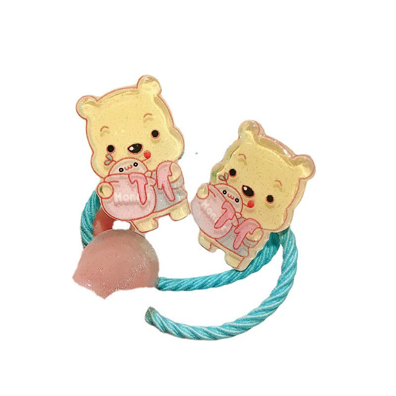 Pooh Hair Ties