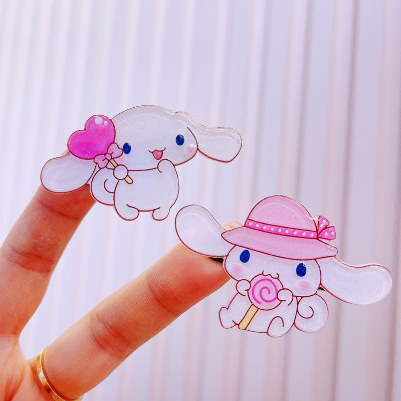 Cinnamon Dog Hairpin