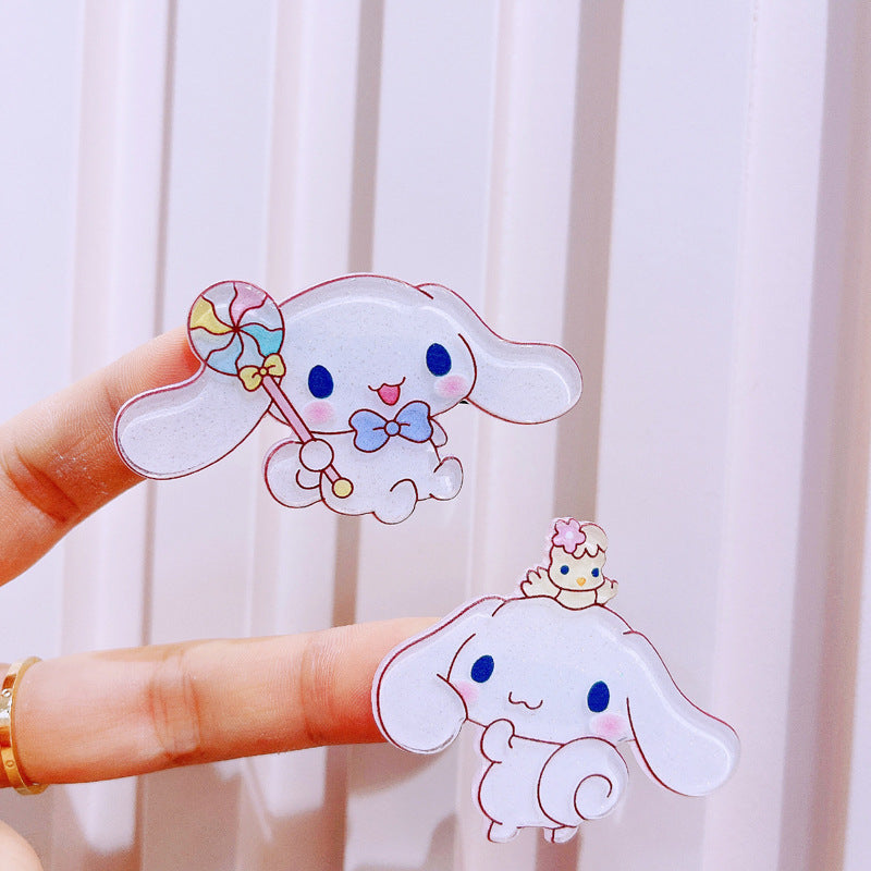 Cinnamon Dog Hairpin