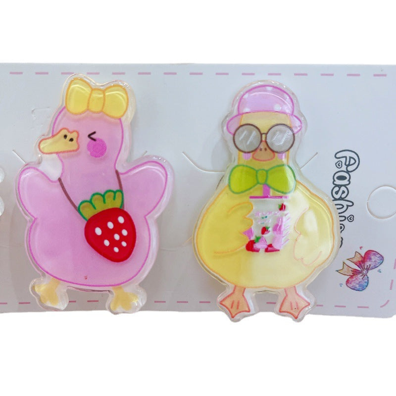 Little Yellow Duck Hairpin