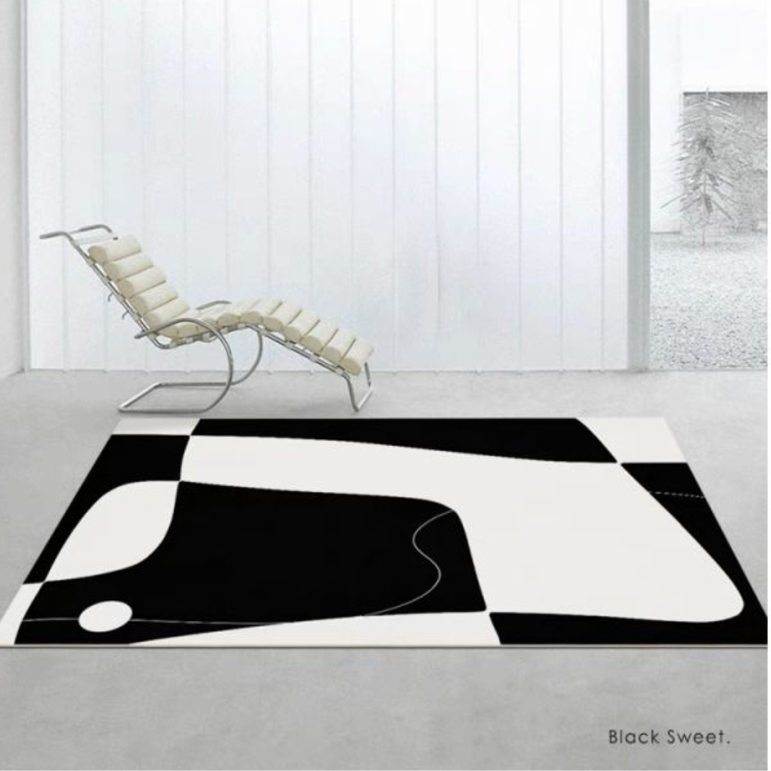 Faux Lambswool Modern Living Room Rug Youjian