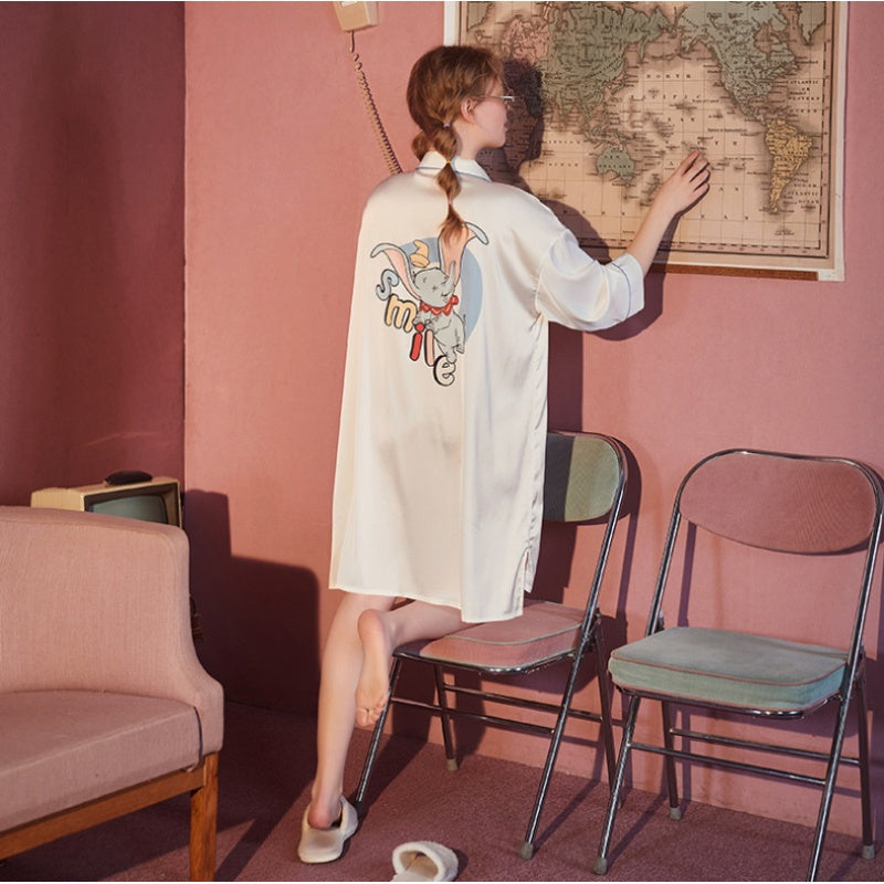 Disney Printed Ice Silk Nightdress