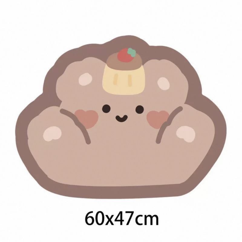 Cartoon Cute Blanket Shaped Floor Mat Warm Bear Hug