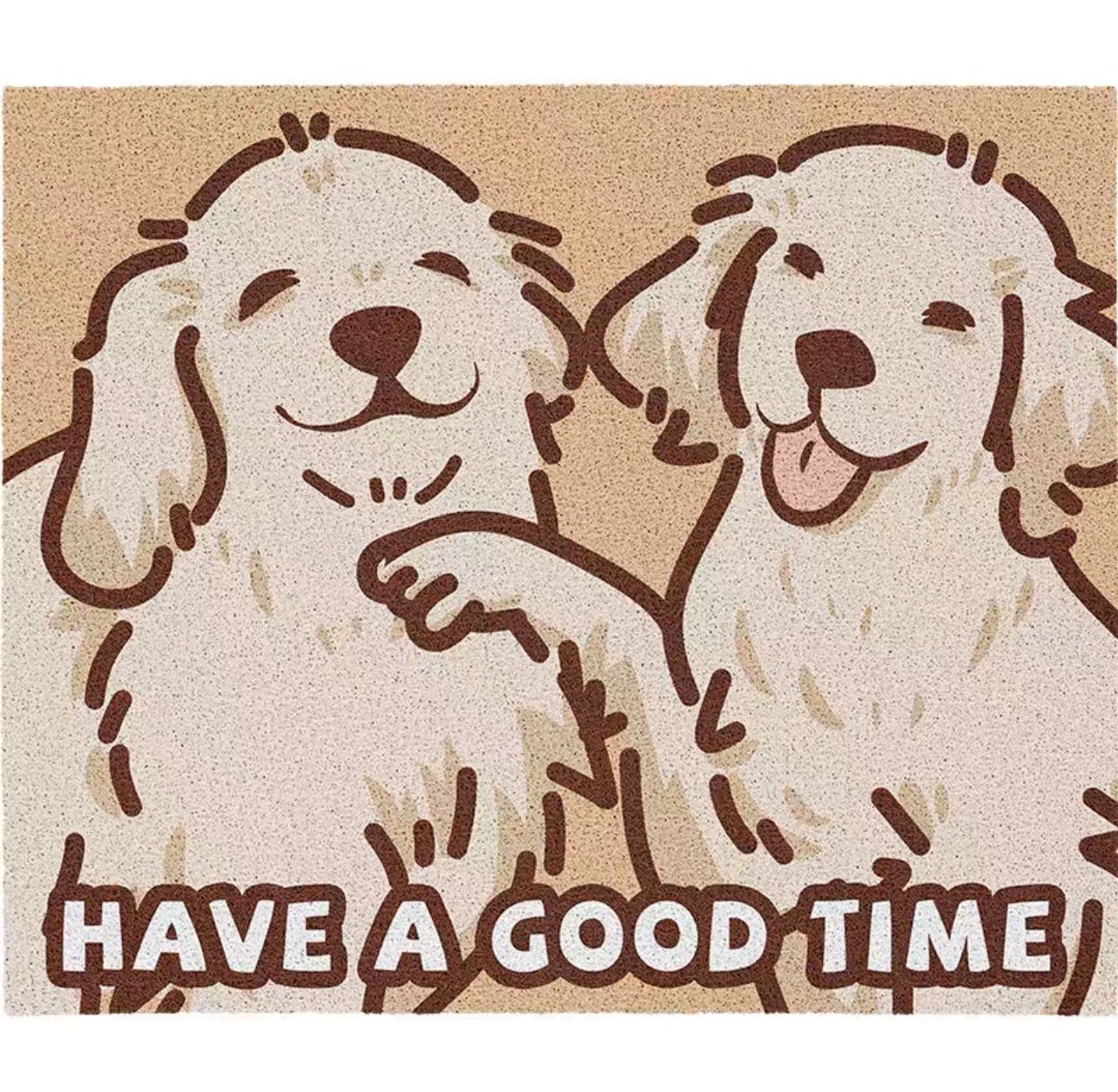 Wire Loop Entrance Mat Golden Retriever