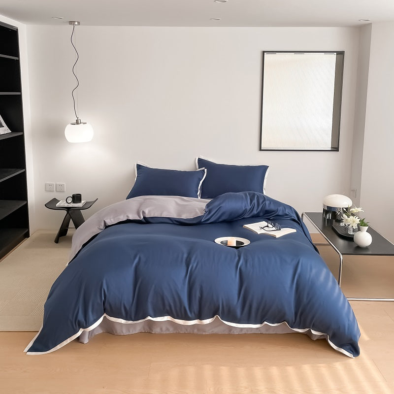 Lenzing Tencel Luxury Four-Piece Set Blue