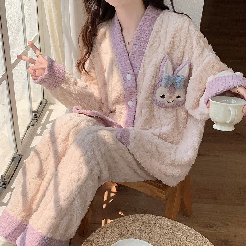 Coral Fleece Super Comfy Homewear Set Stella
