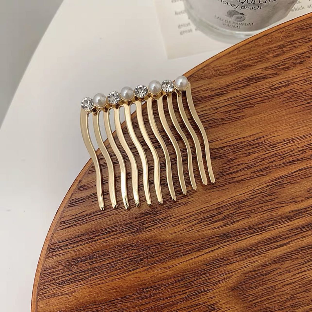 Fairy Style Comb, Pearl and Diamond style