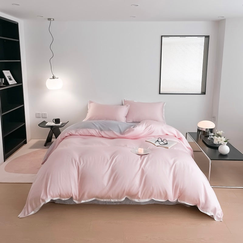 Lenzing Tencel Luxury Four-Piece Set Pink