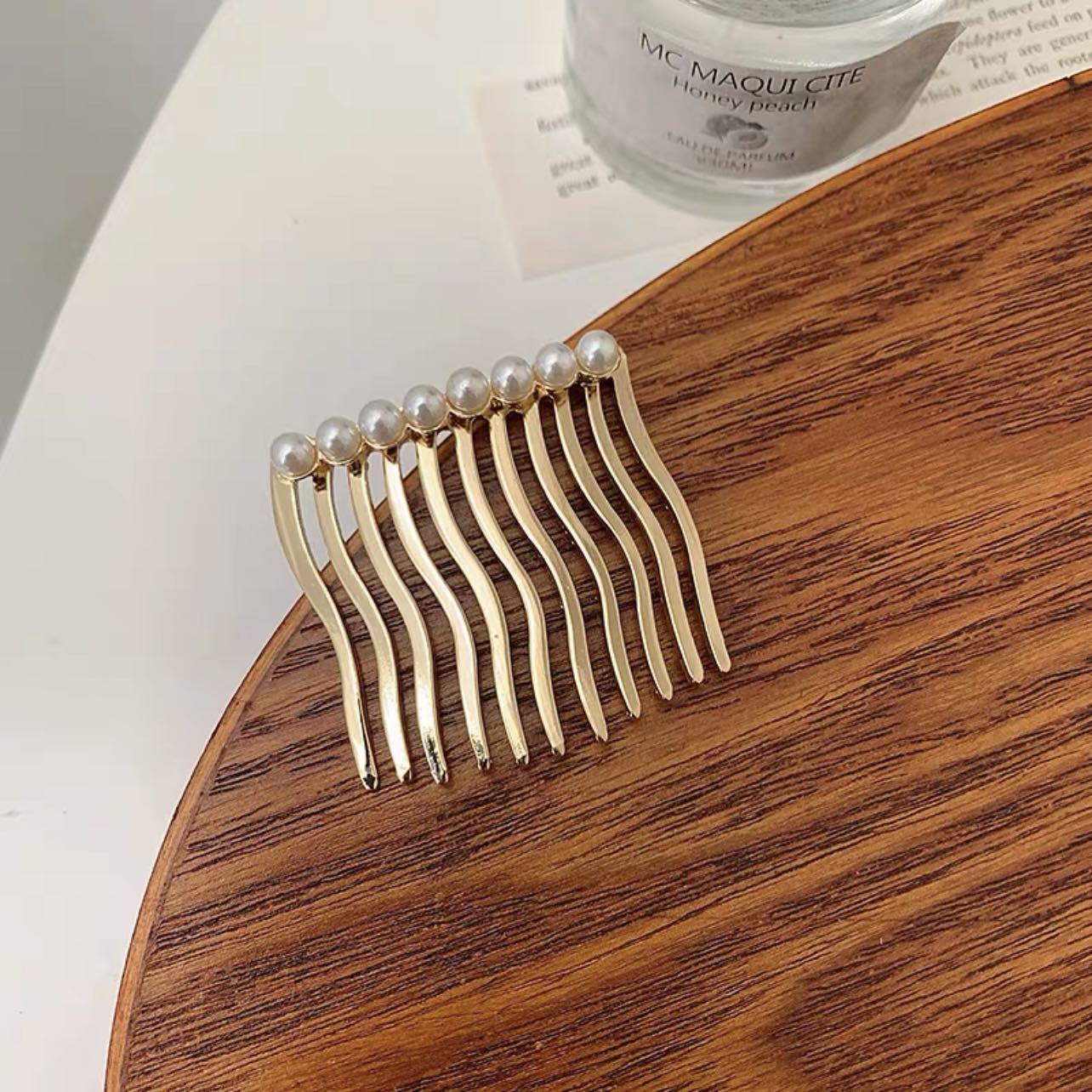 Fairy Style Comb, Pearl and Diamond style