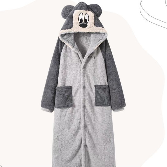 Winter Ultra Warmth Coral Fleece Gown Mickey Mouse