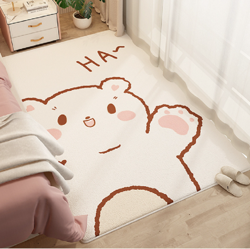 Bedroom Bedside Cartoon Floor Mat