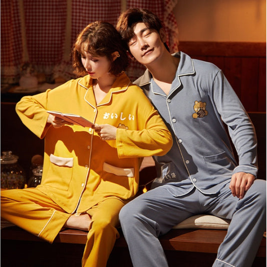 [Bear Bear]Cotton Couple Pajamas