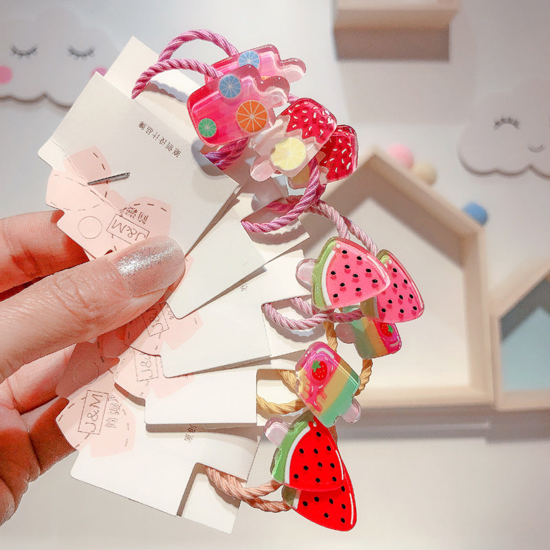 Summer Ice Cream Hair Ties