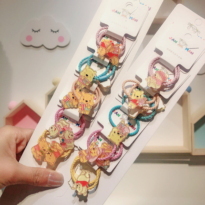 Pooh Hair Ties