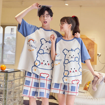 Pure Cotton Short Sleeve Summer Pajamas