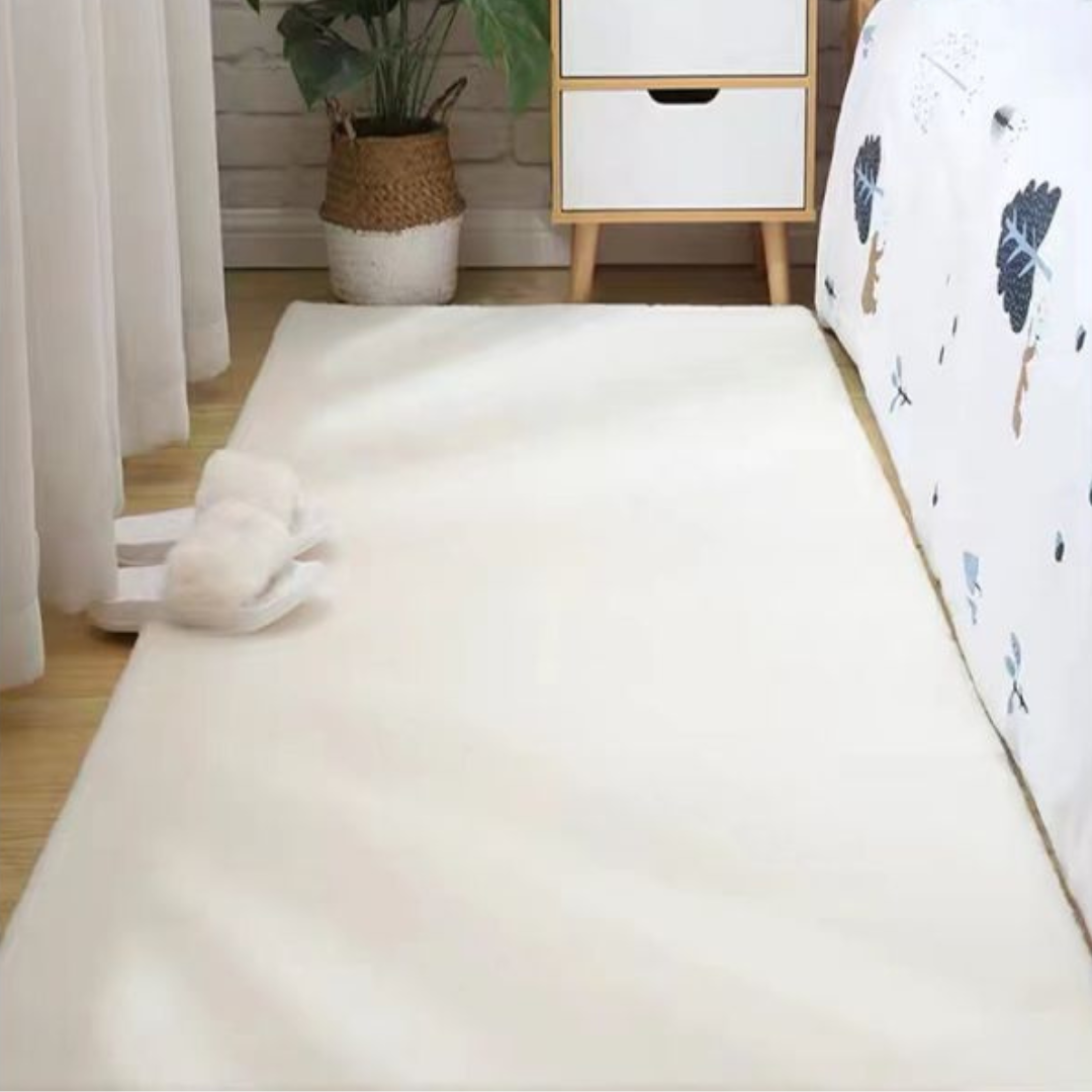 Faux Rabbit Fur Modern Bedside Living Room Rug