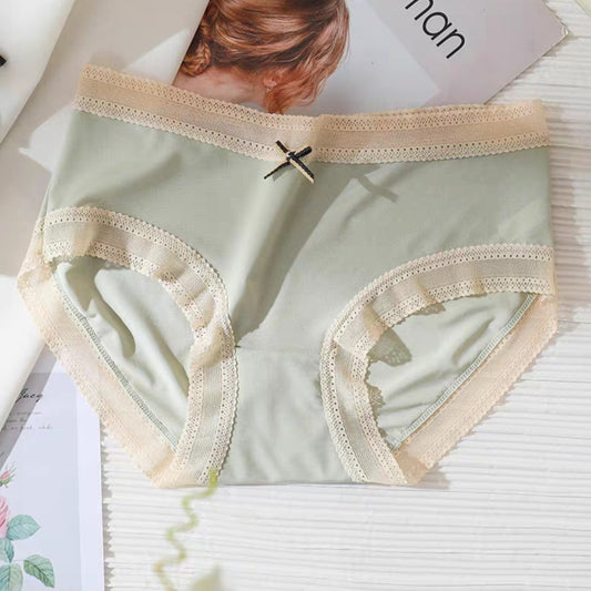 Soft and Skin-friendly Panties Ice Silk Green