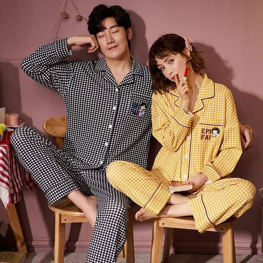 Pure Cotton Couple Pajamas Fairy Tale
