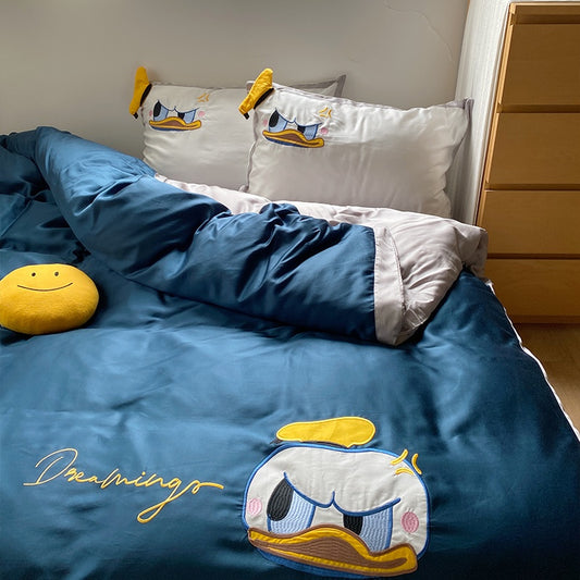 [Tencel] Disney Donald Duck 60S Tencel Four-Piece Set