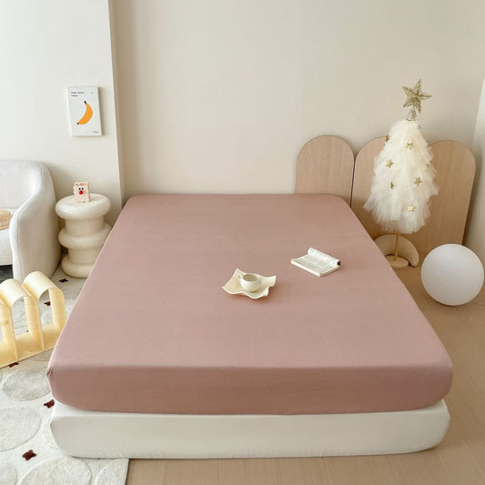 40s Pure Cotton Fitted Sheet Pink