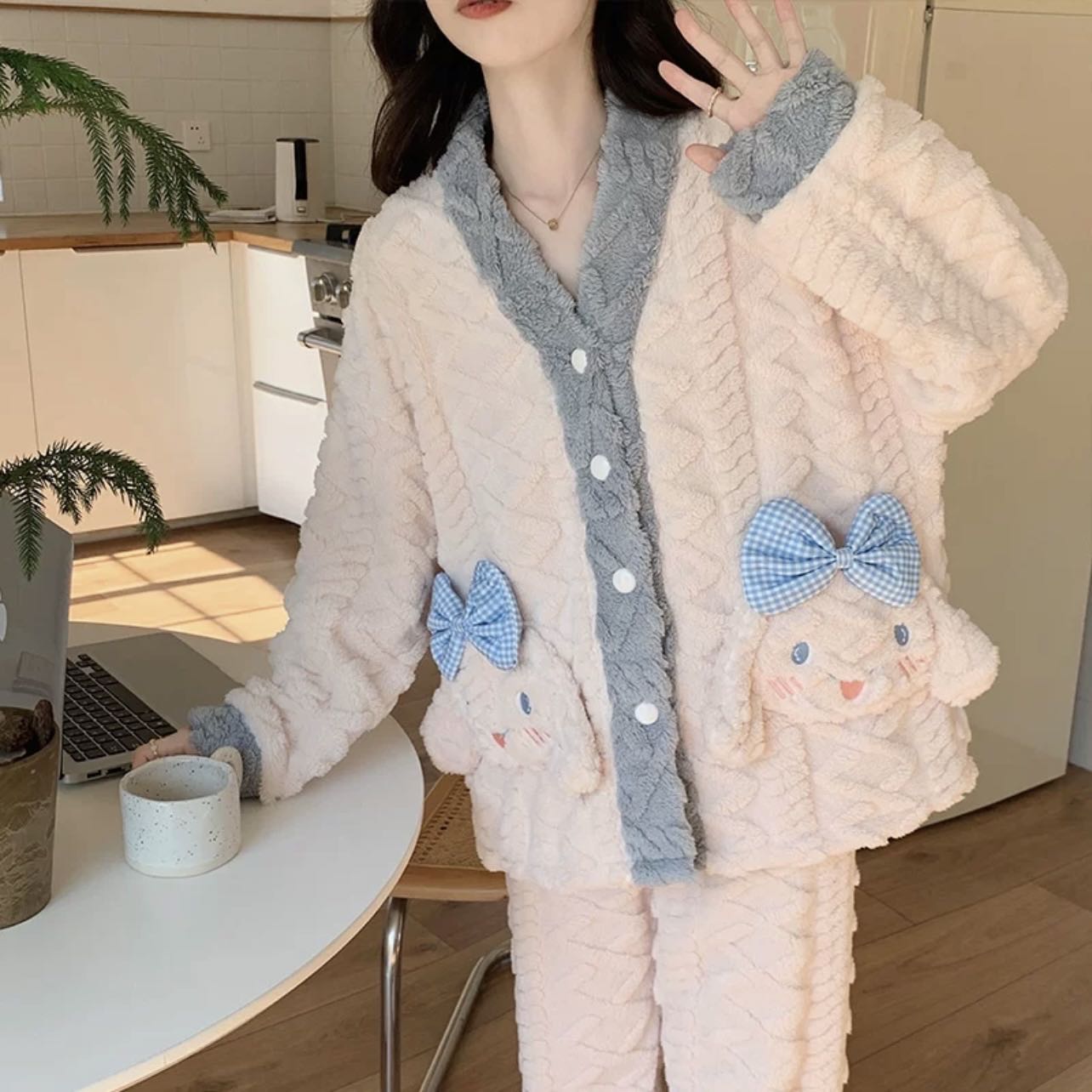 Coral Fleece Super Comfy Homewear Set Cinnamoroll