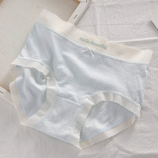 Soft and Skin-friendly Panties Cotton Clouds Blue