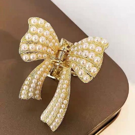 Butterfly Pearl Clip