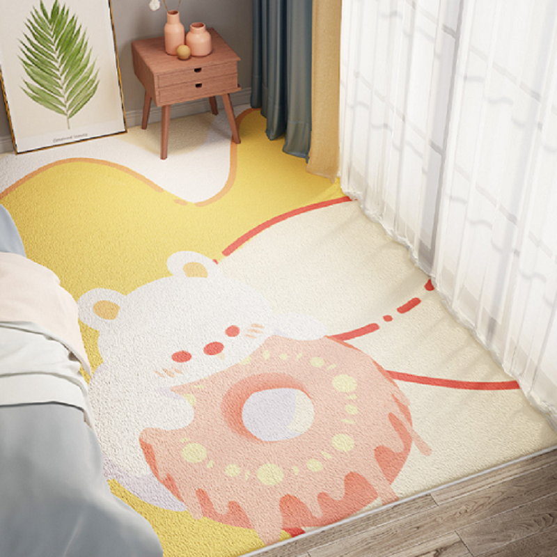 Bedroom Bedside Cartoon Floor Mat