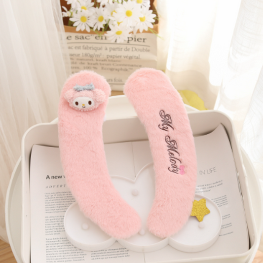 【Buy Two Get One Free】Cartoon 3D Fluffy Toilet Seat Cover My Melody