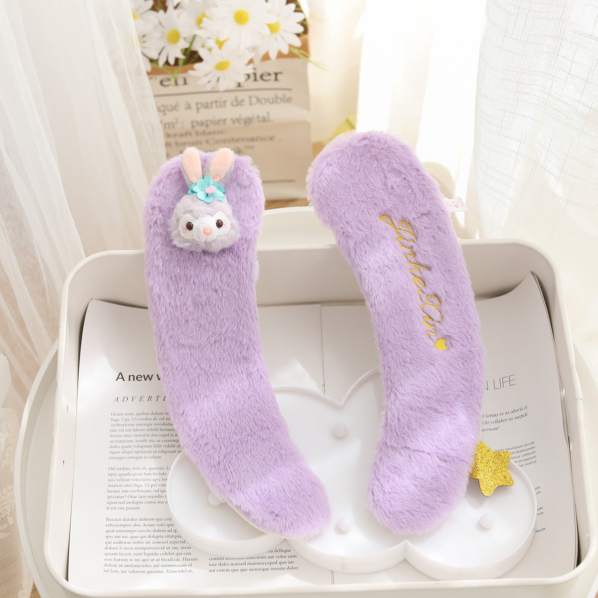 Cartoon 3D Fluffy Toilet Seat Cover StellaLou