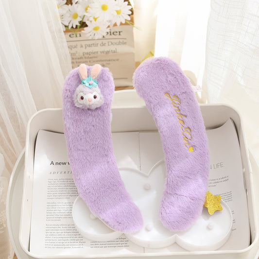 Cartoon 3D Fluffy Toilet Seat Cover StellaLou