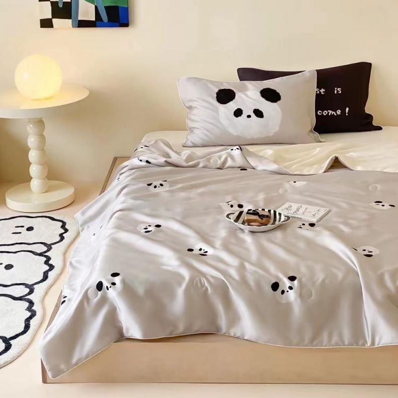 100s Long Staple Cotton Four Piece Bedding Set Cute Panda