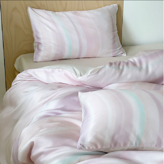 【Free Gift】Summer Bath Series Lenzing Tencel Four Piece Set Pink Toffee