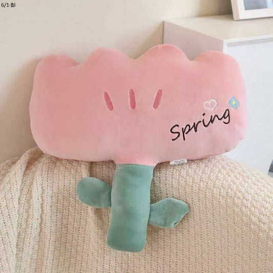 Pink Tulip Cushion