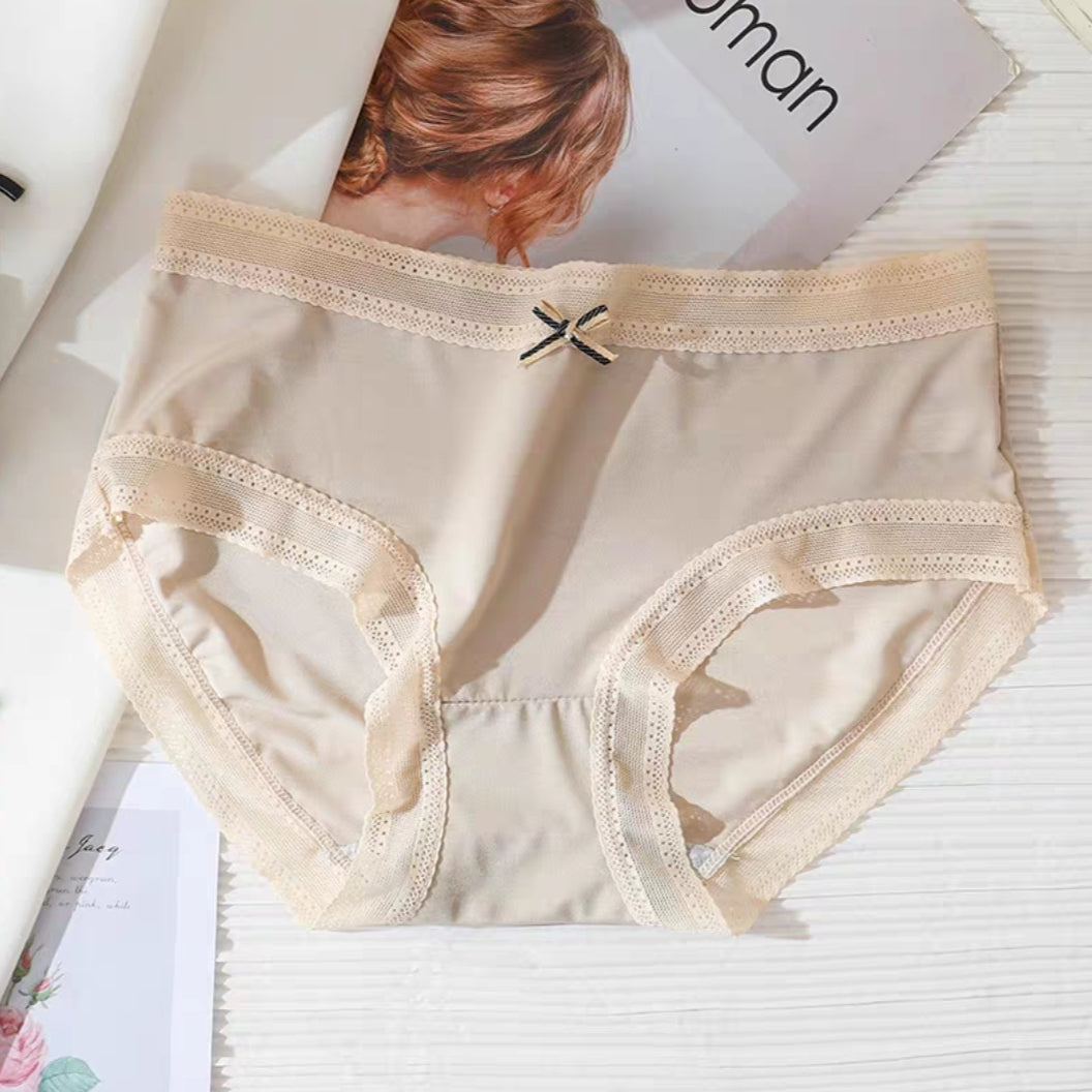 Soft and Skin-friendly Panties Ice Silk Nude