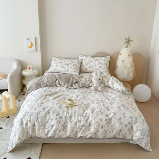 40S Pure Cotton Reversible 3 in 1 Bedding Sets Bluebell Bunny