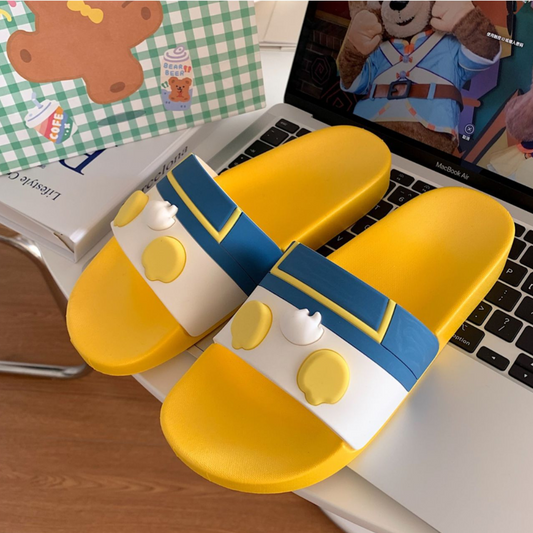 Waterproof Super Soft Slippers Donald Duck Yellow
