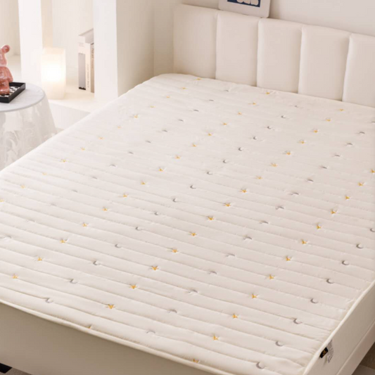 Waterproof soy cotton-padded matress protector