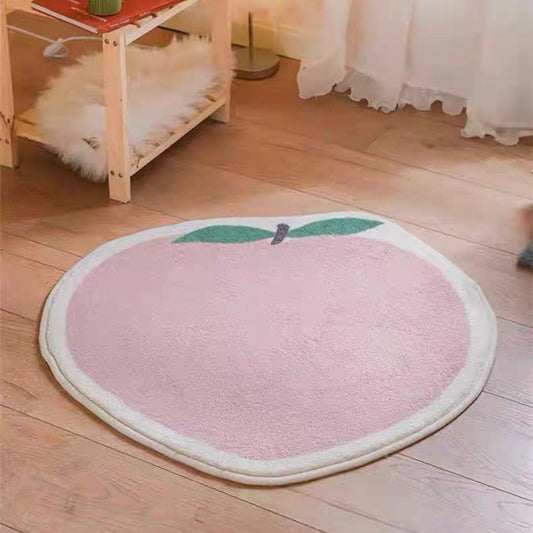 Alien Cute Floor Mat Peach