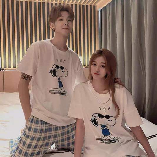 [Couple]Snoopy Pure Cotton Pajamas